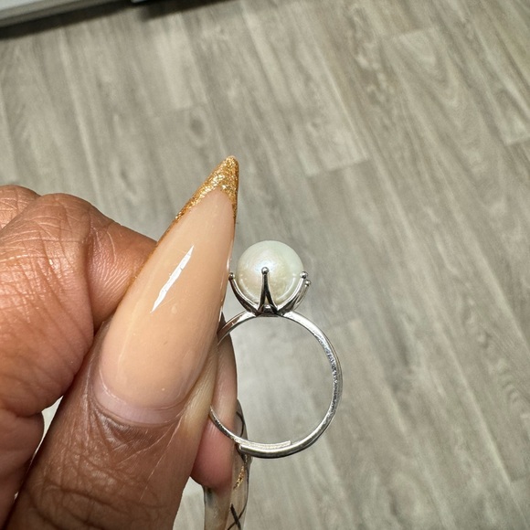 Authentic real pearl vintage  ring - Picture 4 of 5